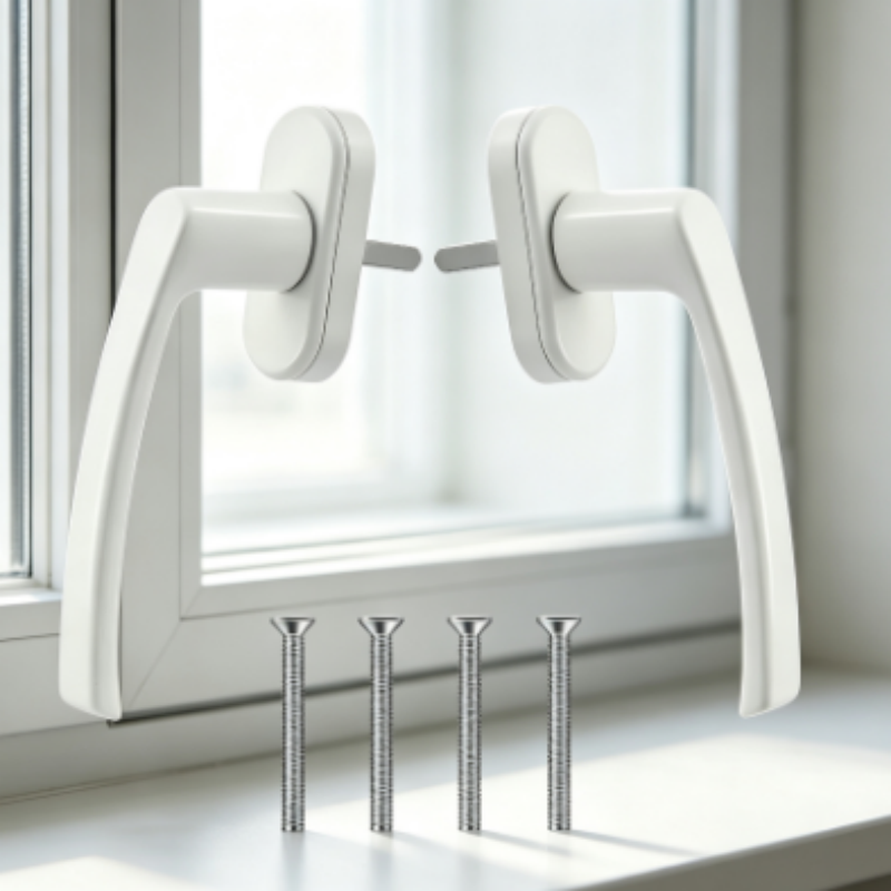 مقبض نافذة منزلق أبيض مضاد للا - مراجعة Home Improvement Kit وسعره